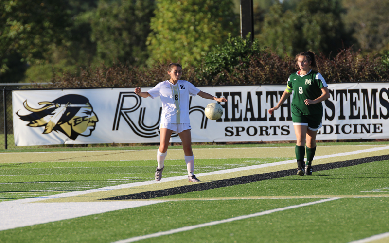 ECCC Soccer Teams Complete Sweep of Meridian