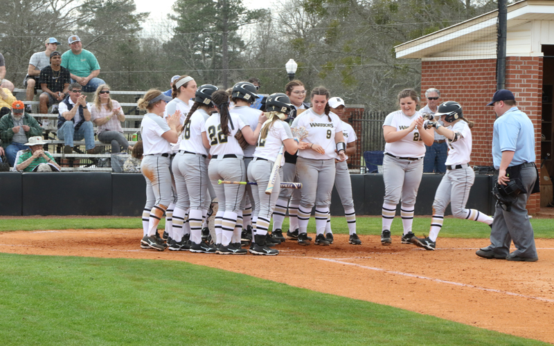 Lady Warriors Use Long Ball to Sweep Marion Military