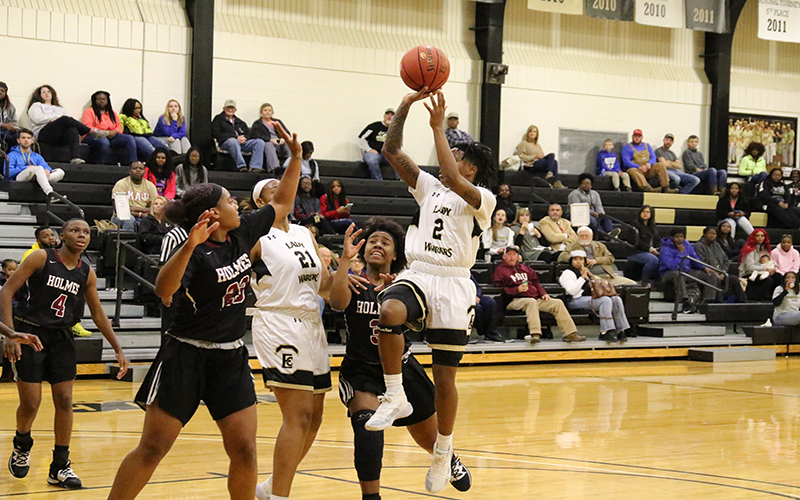 Lady Warrior Basketball Defeats Holmes 71-53